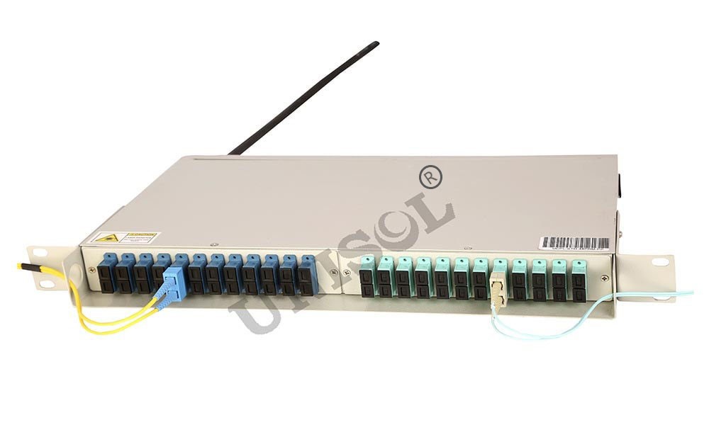 24 Port Rack Mount LIU |1U rackmount patch panel | Rackmount patch panel | Unisol
