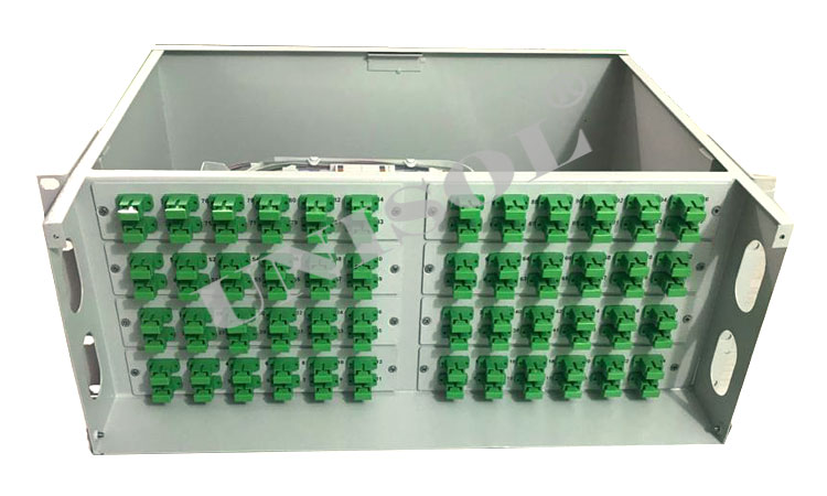 96 Port 4U Standard Rack Mount LIU | 4U rackmount patch panel | Rackmount patch panel | Unisol