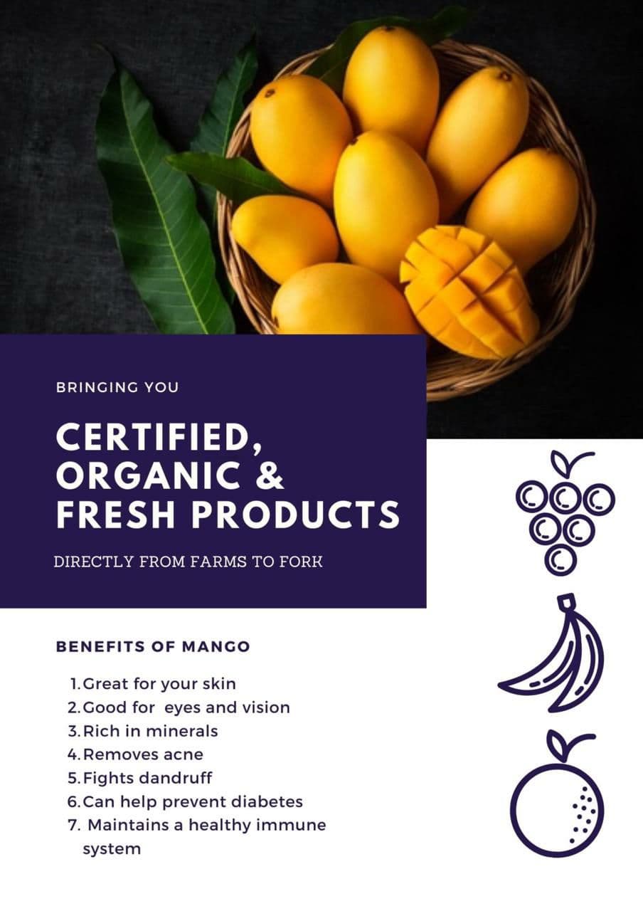 ORGANIC CERTIFIED KESAR MANGO