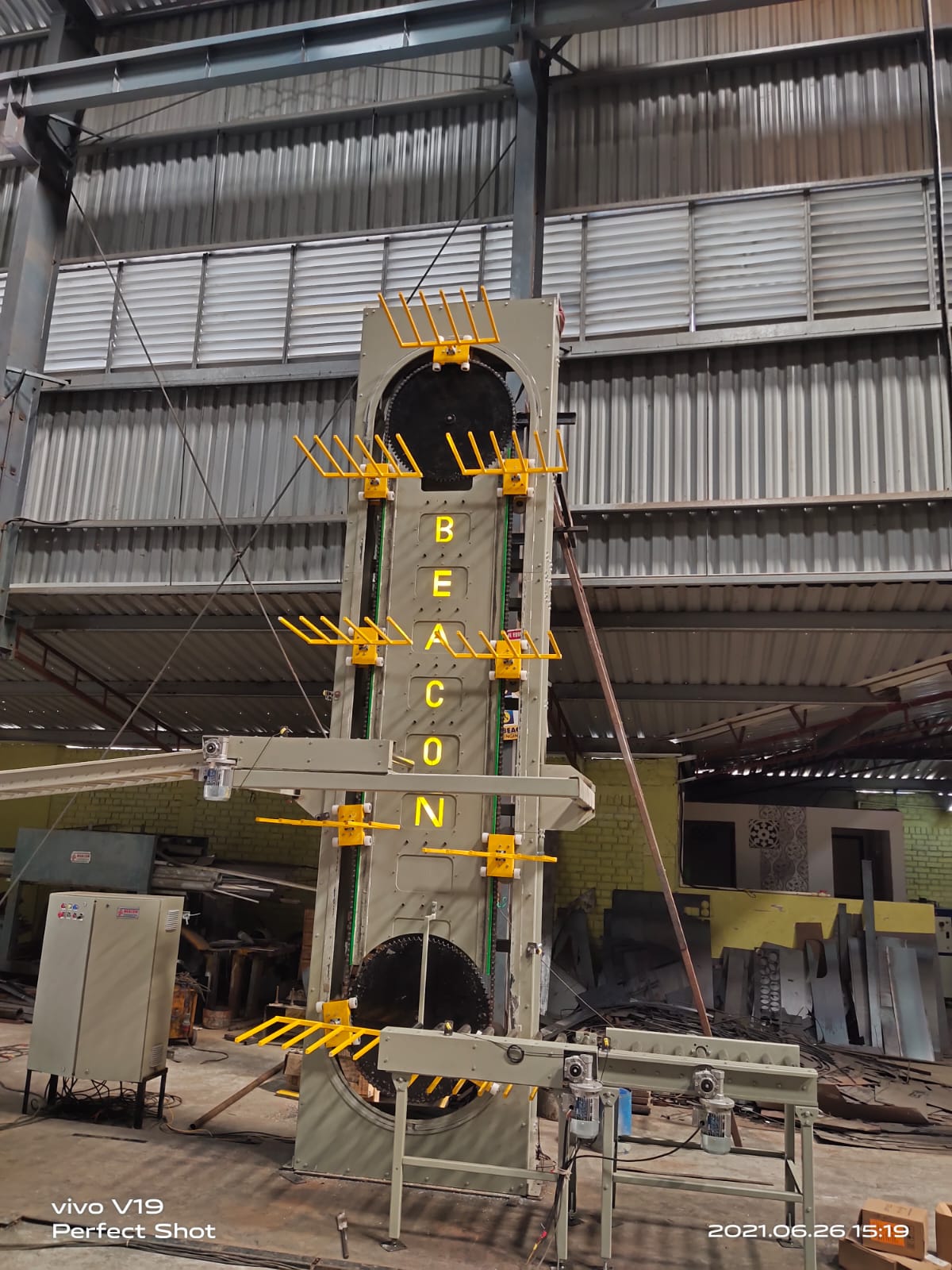 Vertical Carton Box Lifter Conveyor
