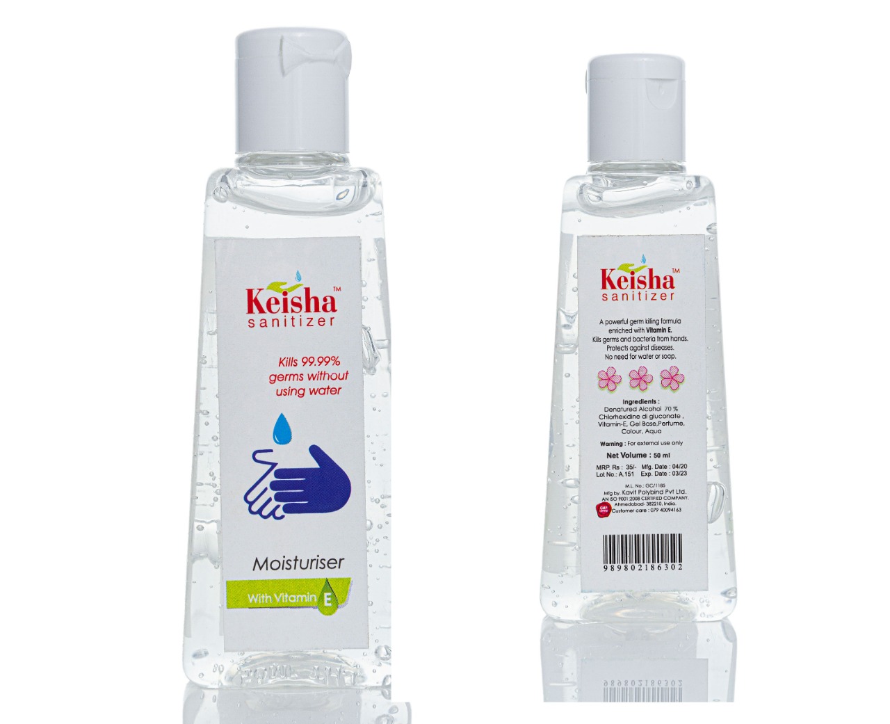 50 ML GEL HAND SANITIZER 