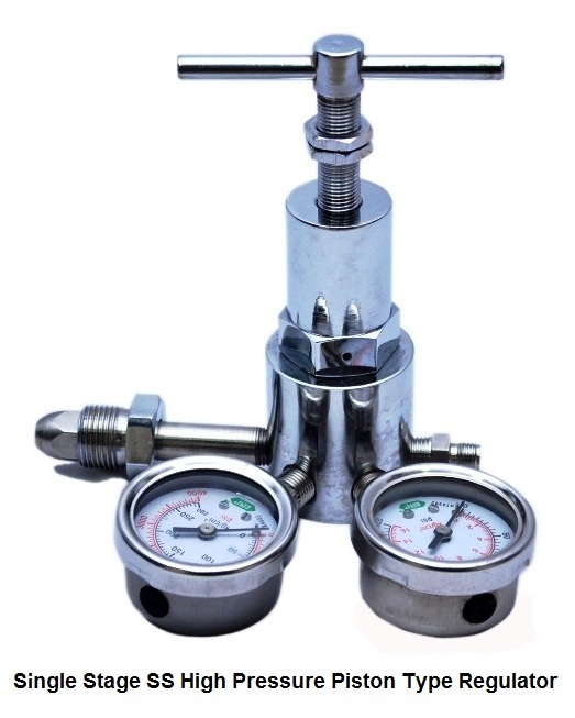 SS High Pressure Piston Type Air Regulator