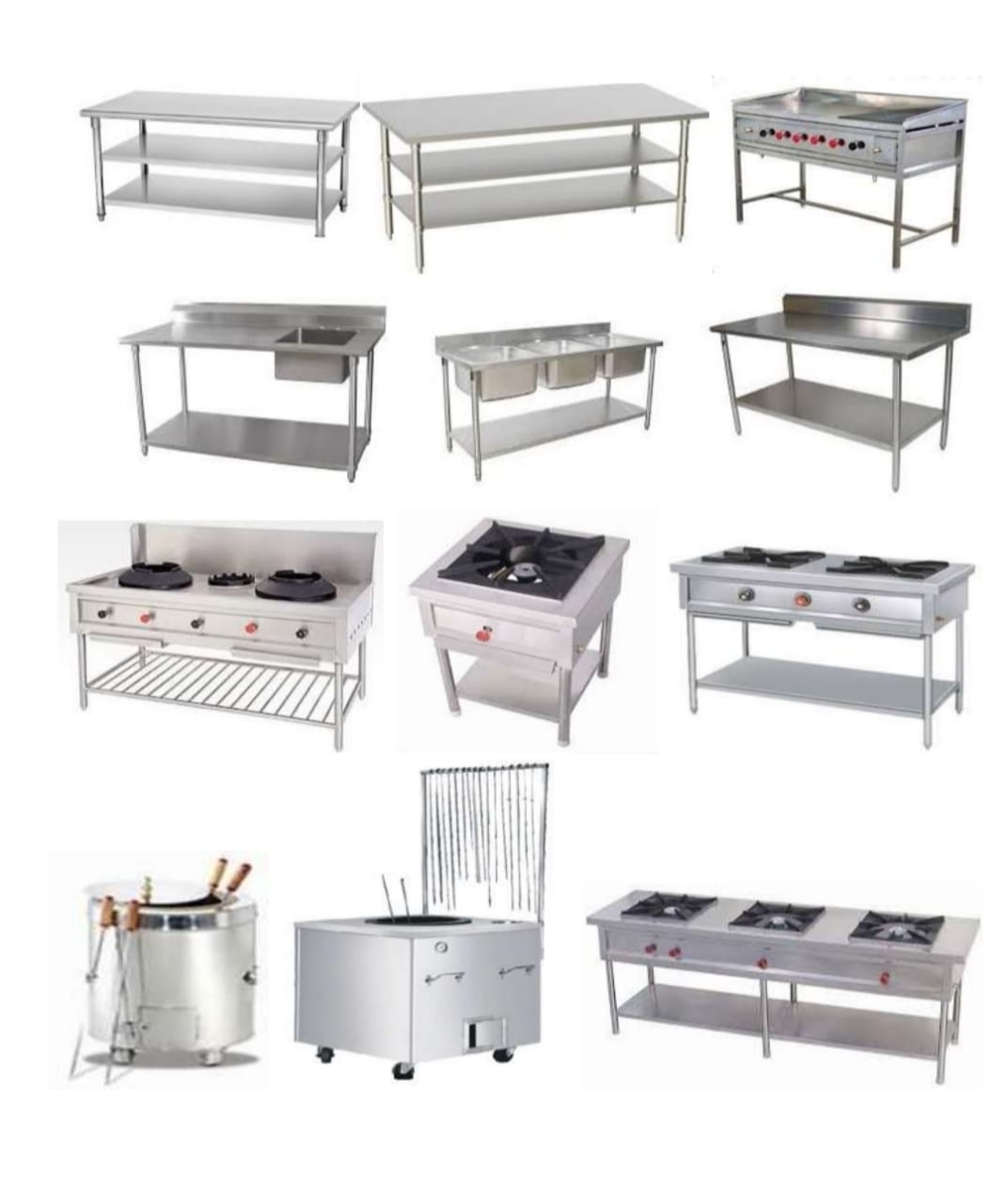 ALL TYPES OF STAINLESS STEEL EQUIPMENTS
