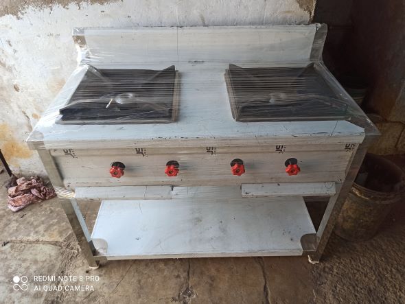 STEEL TWO BURNER GAS RANGES
