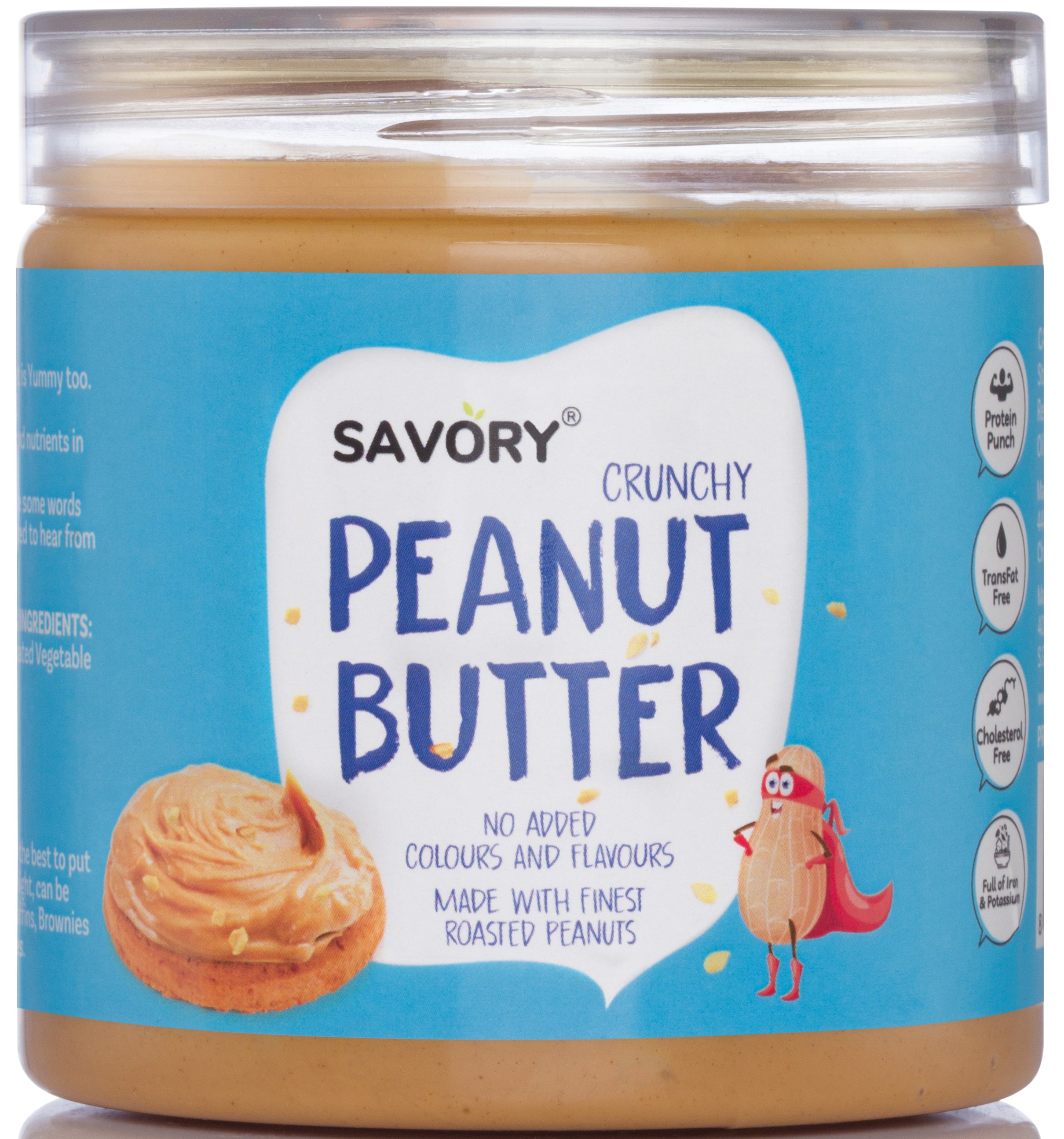 SAVORY Crunchy Peanut butter 400gm