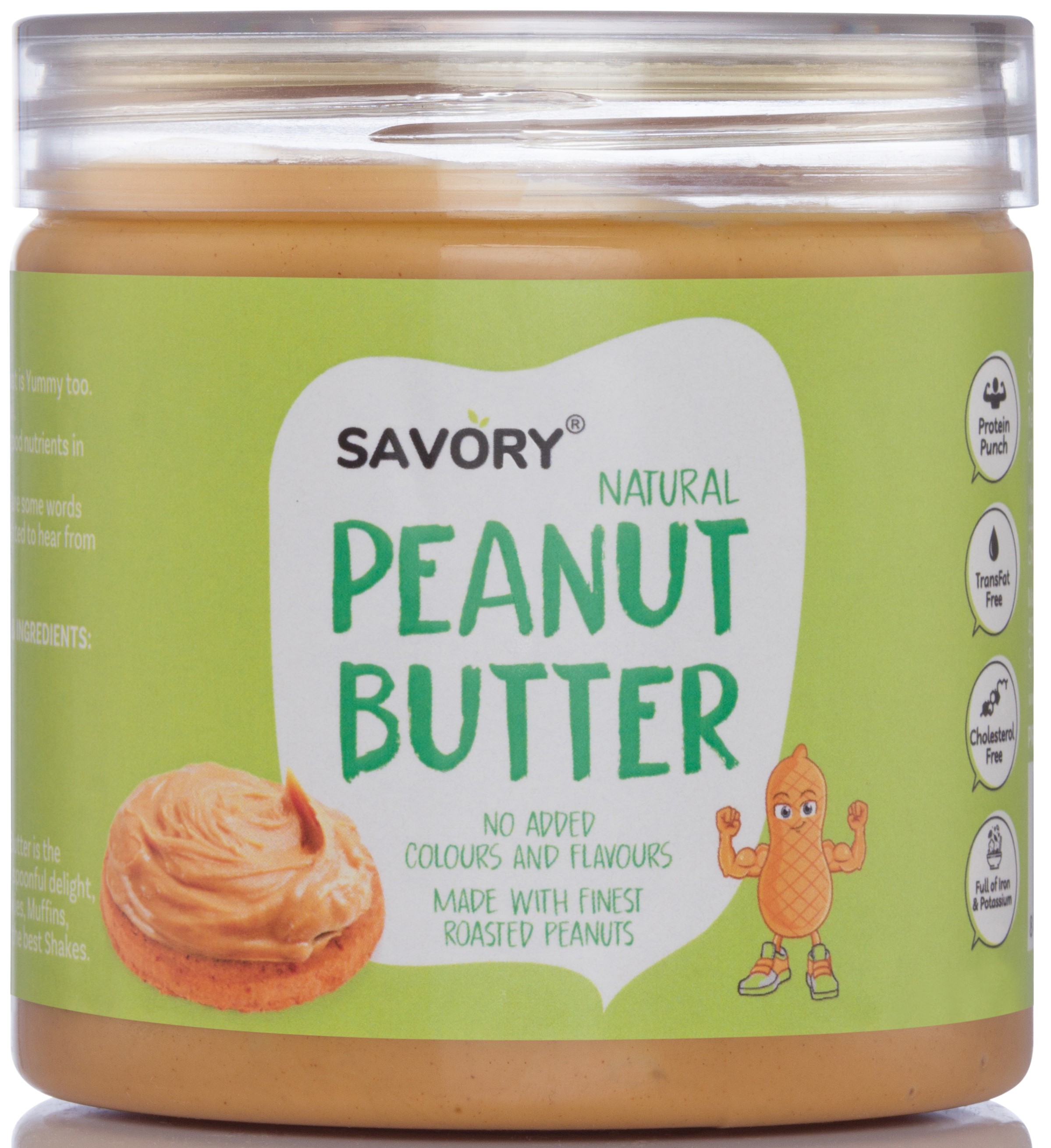 SAVORY Natural Peanut Butter 400gm