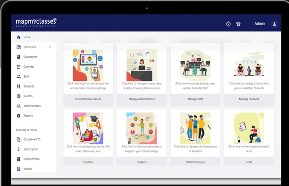 Mapmyclasses- e-learning management system
