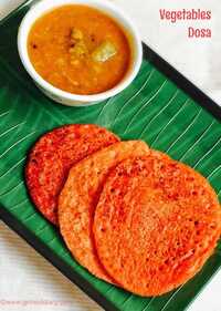 Vegetable dosa