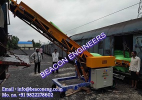 India's first ever designed and manufactured versatile bag stacker cum truck loader cum wagon unloader 