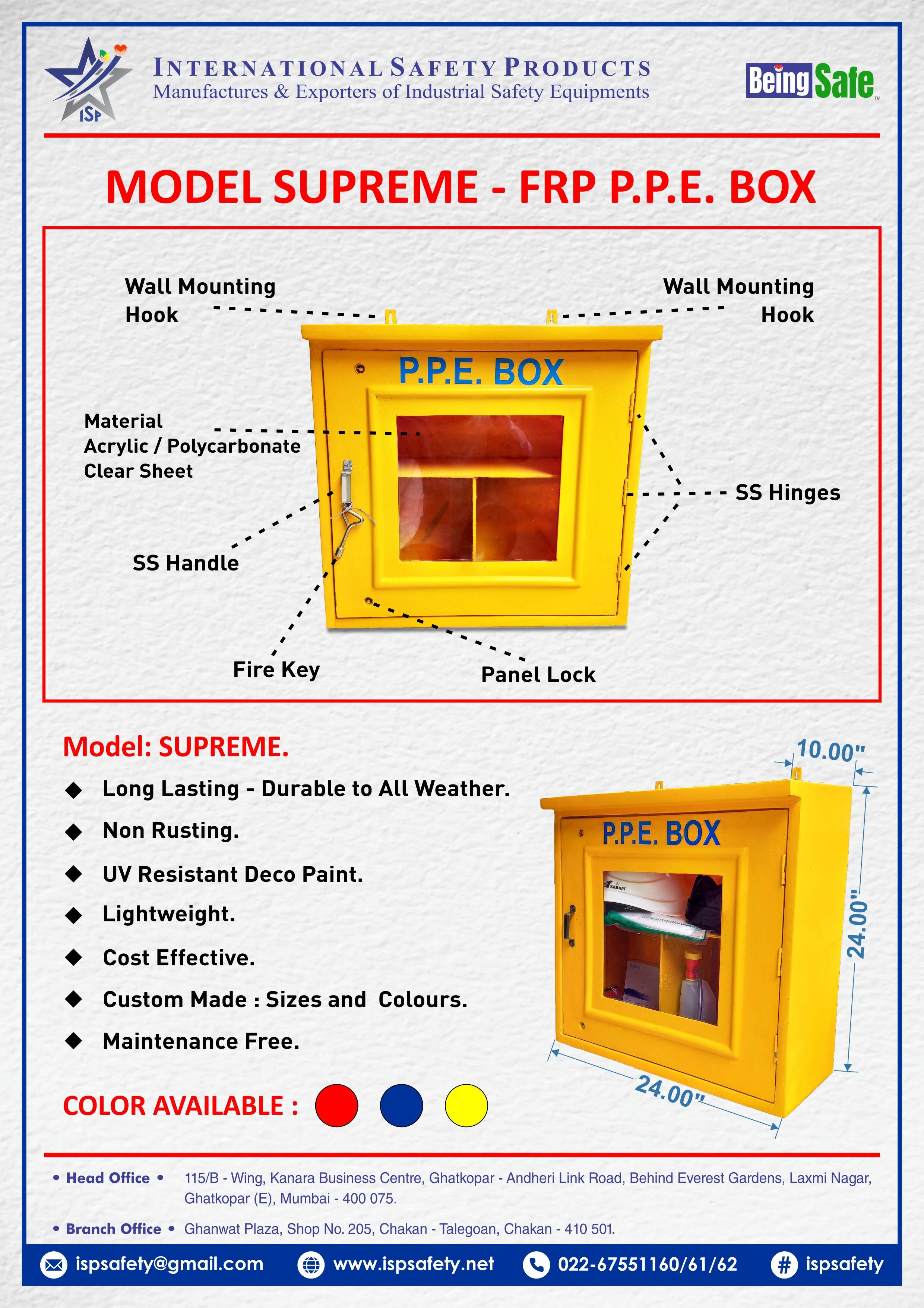 FRP PPE BOX - STORAGE BOX 
