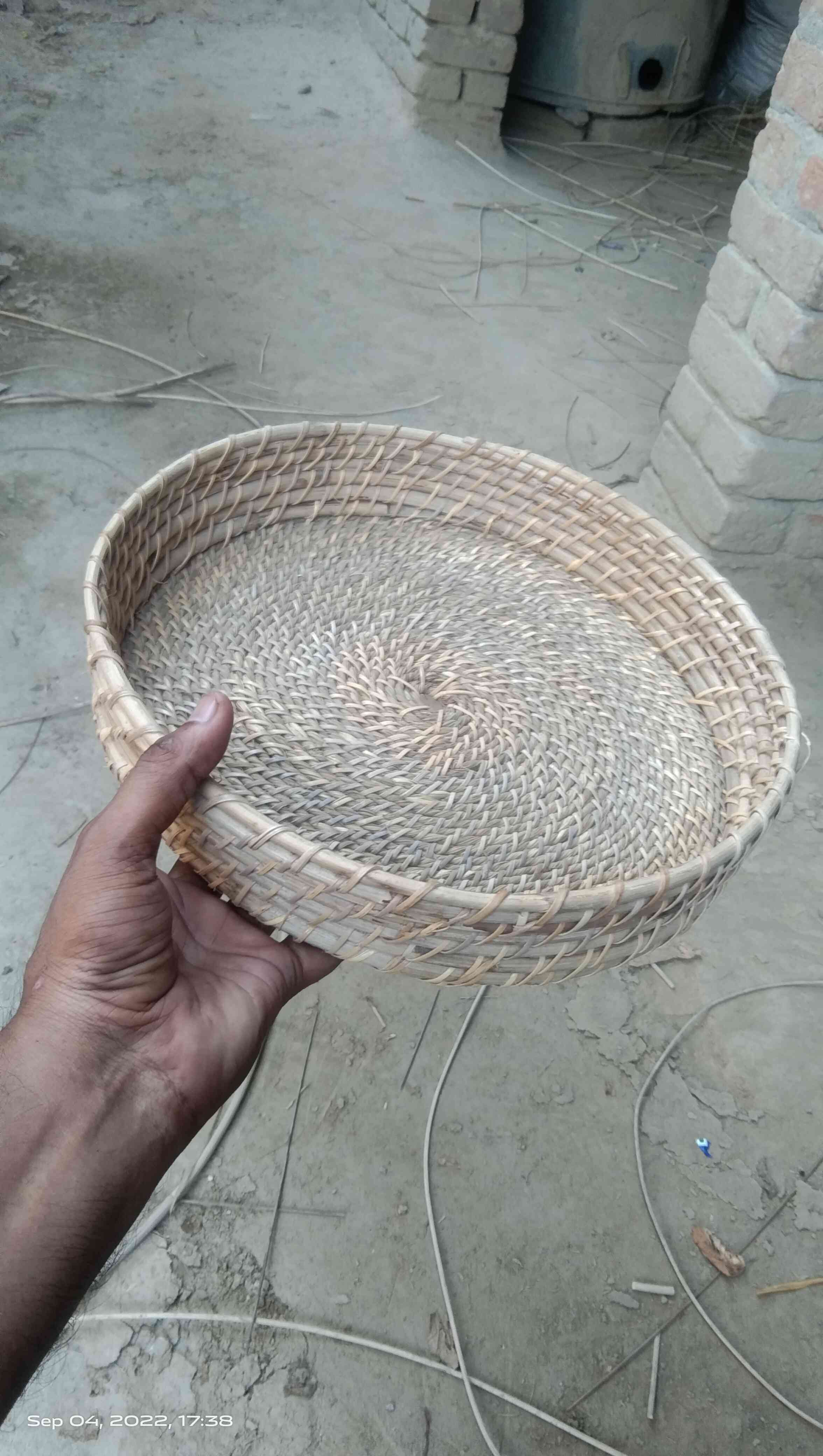 Cane Bamboo Basket 