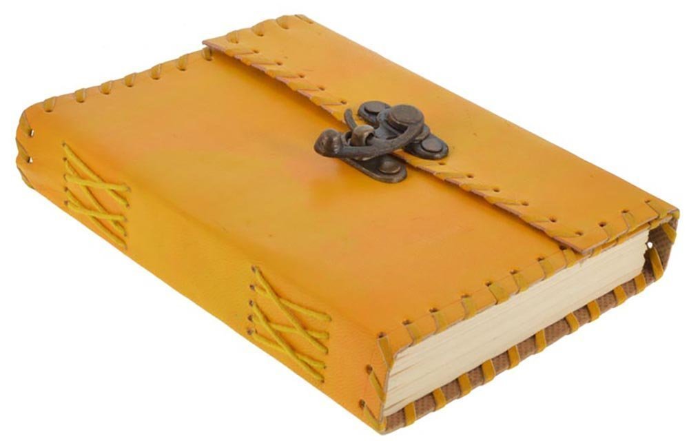 Handmade paper Leather cover diaries/journals