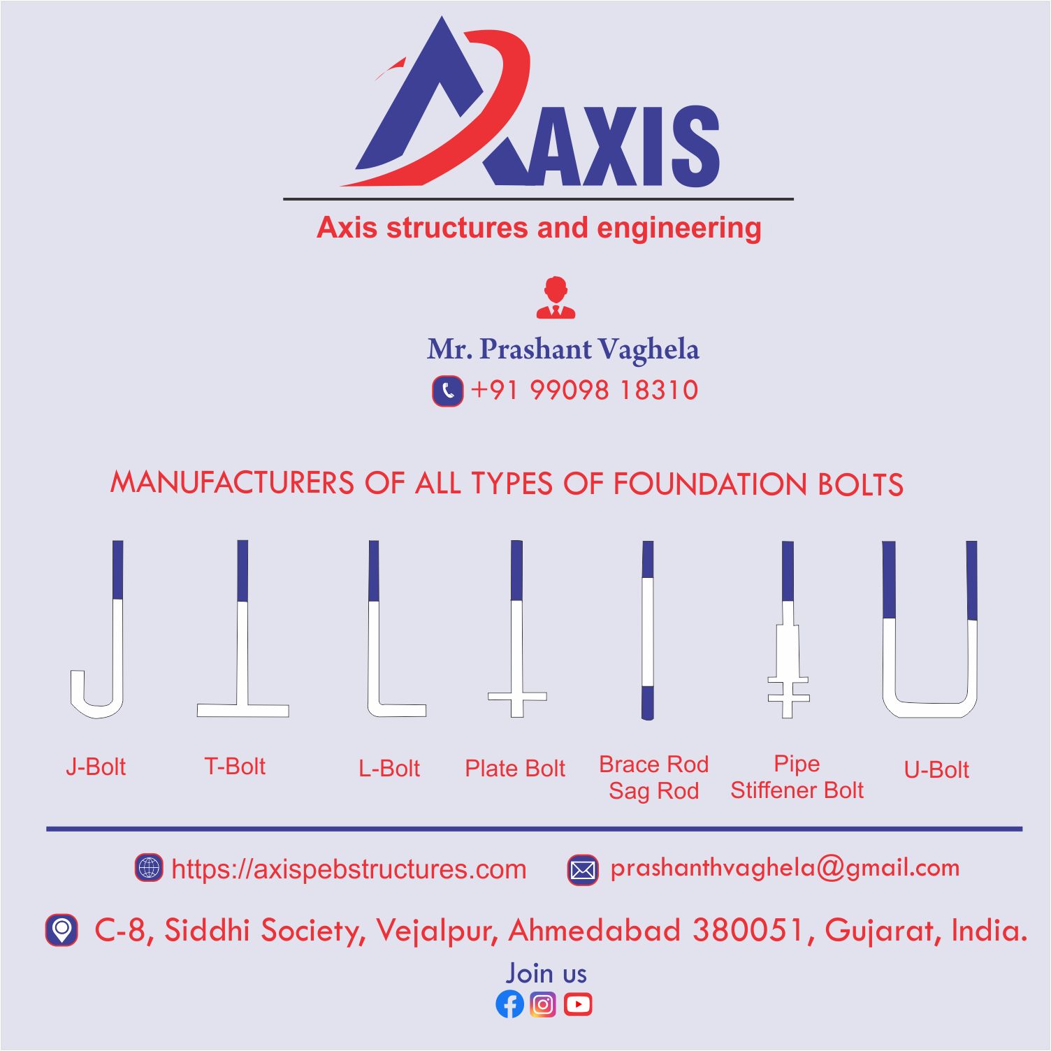 anchor foundation bolt fasteners 