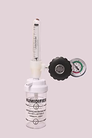 oxygen flow meter WITH HUMIDIFIER BOTTLE