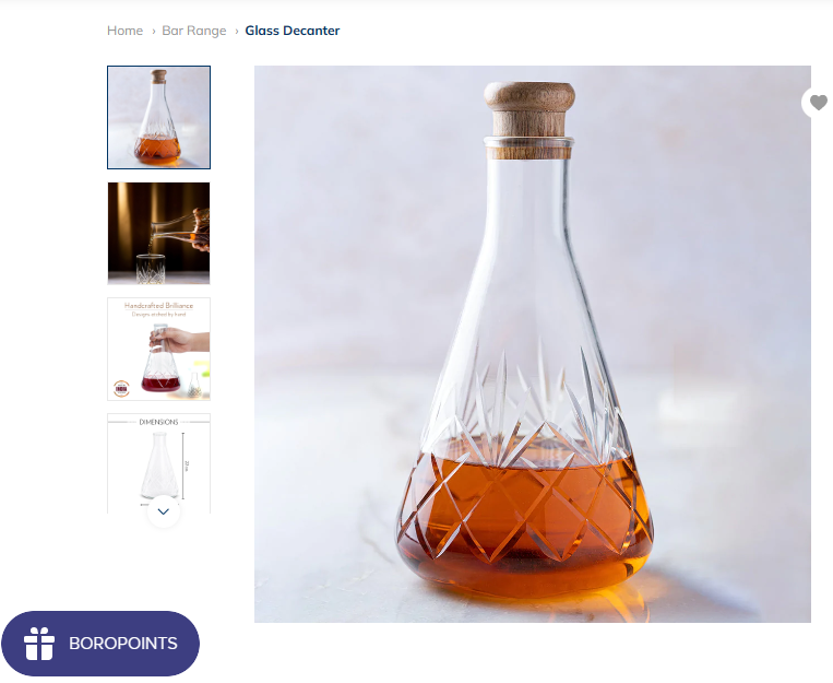 Borosil Glass Decanter