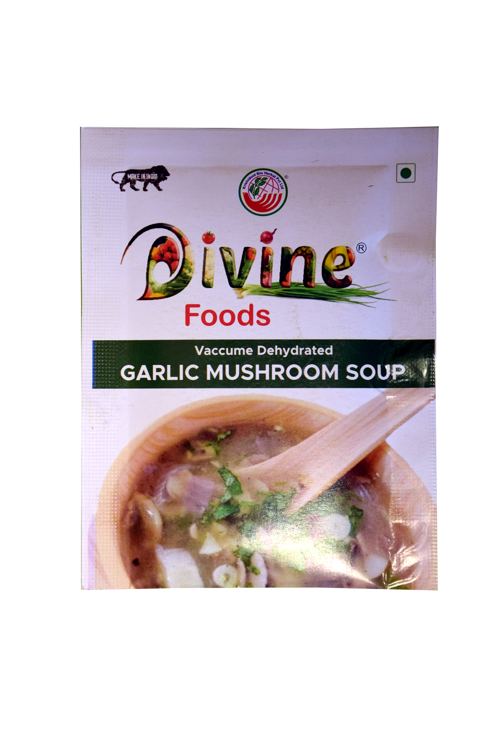 Ready To Cook Vacuum Dehydrated Garlic Mushroom Soup