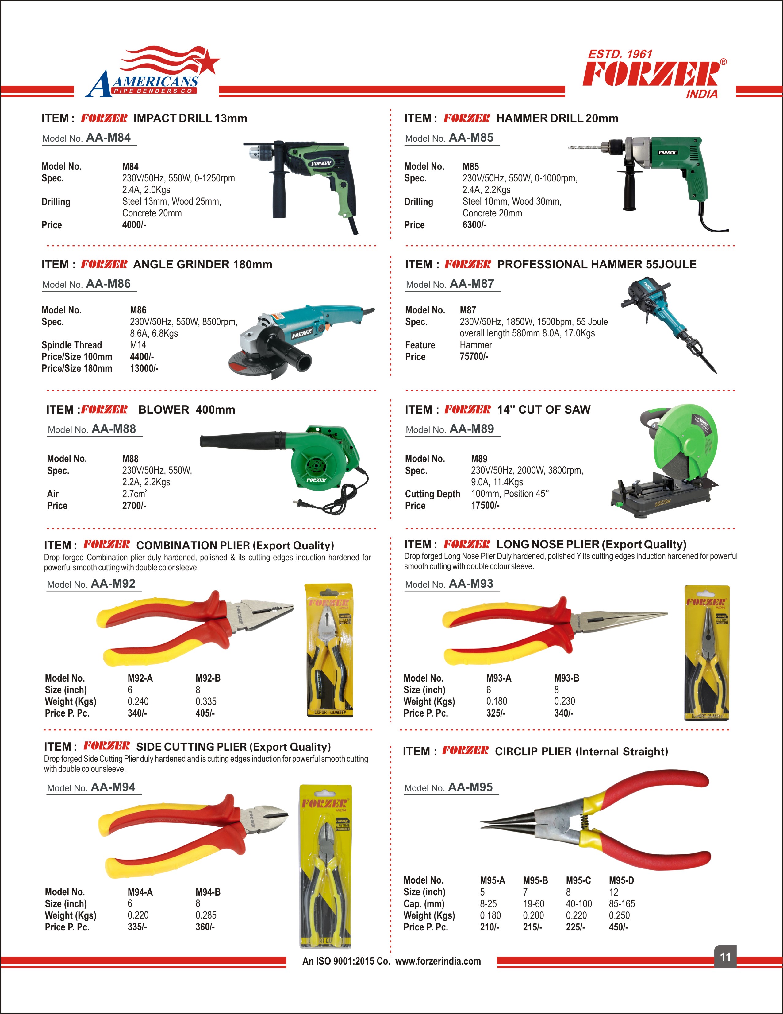 LONG NOSE PLIER