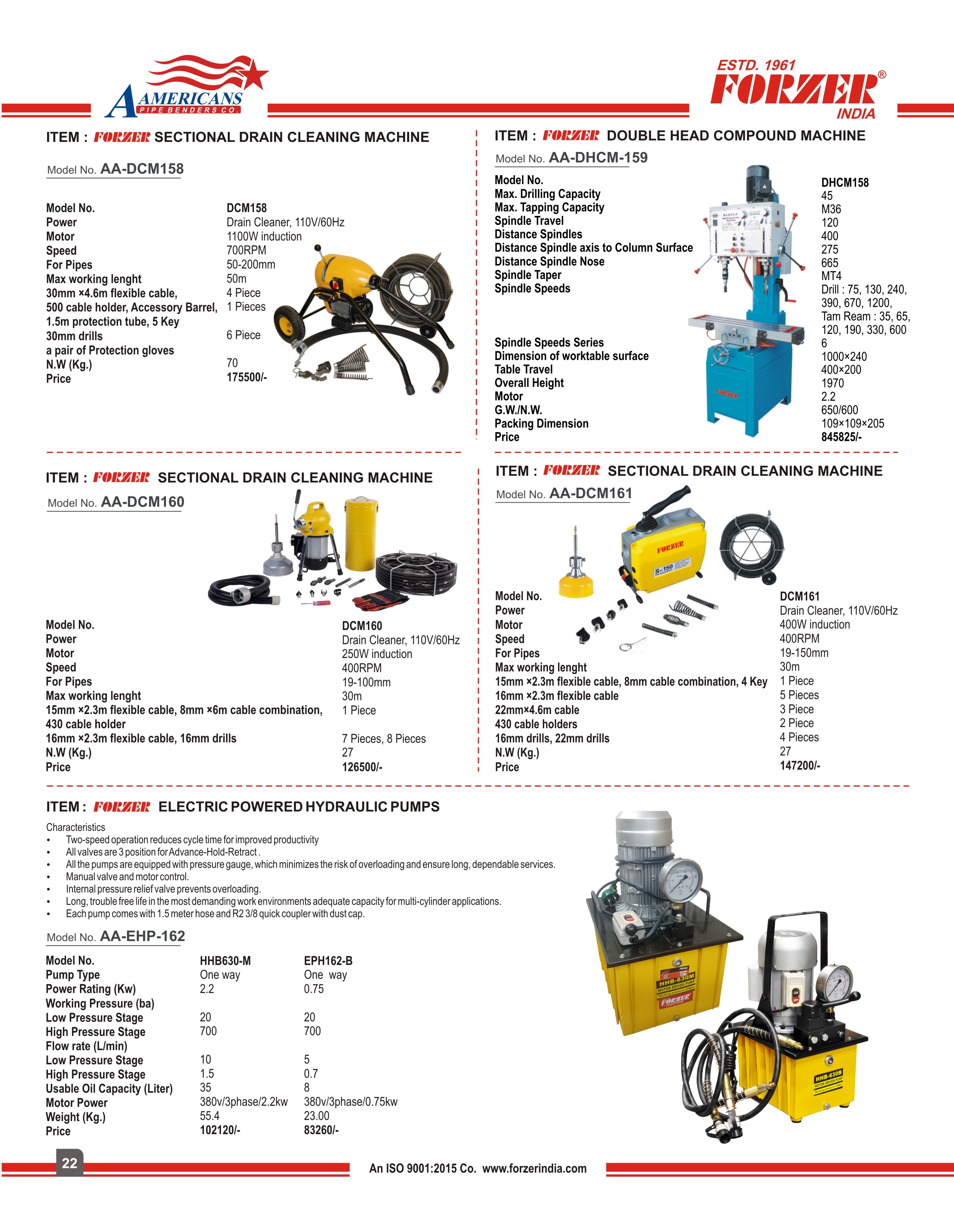 DRAIN CLEANING MACHINE 