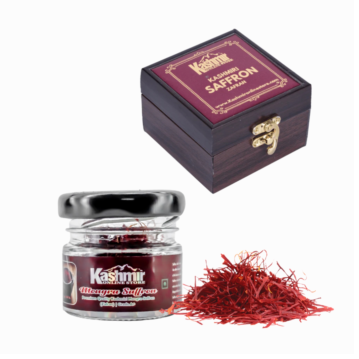 kashmir online store Original saffron/Kashmiri Kesar- Pure and High Quality Finest Saffron From Saffron Town 