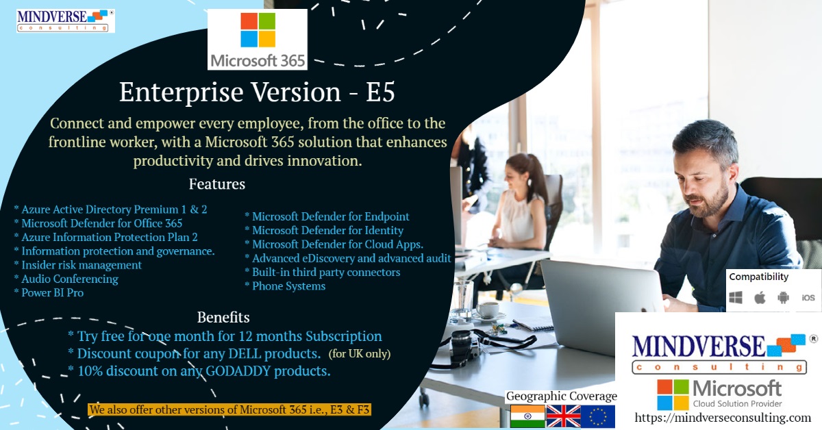 Microsoft 365 E5 Enterprise Version