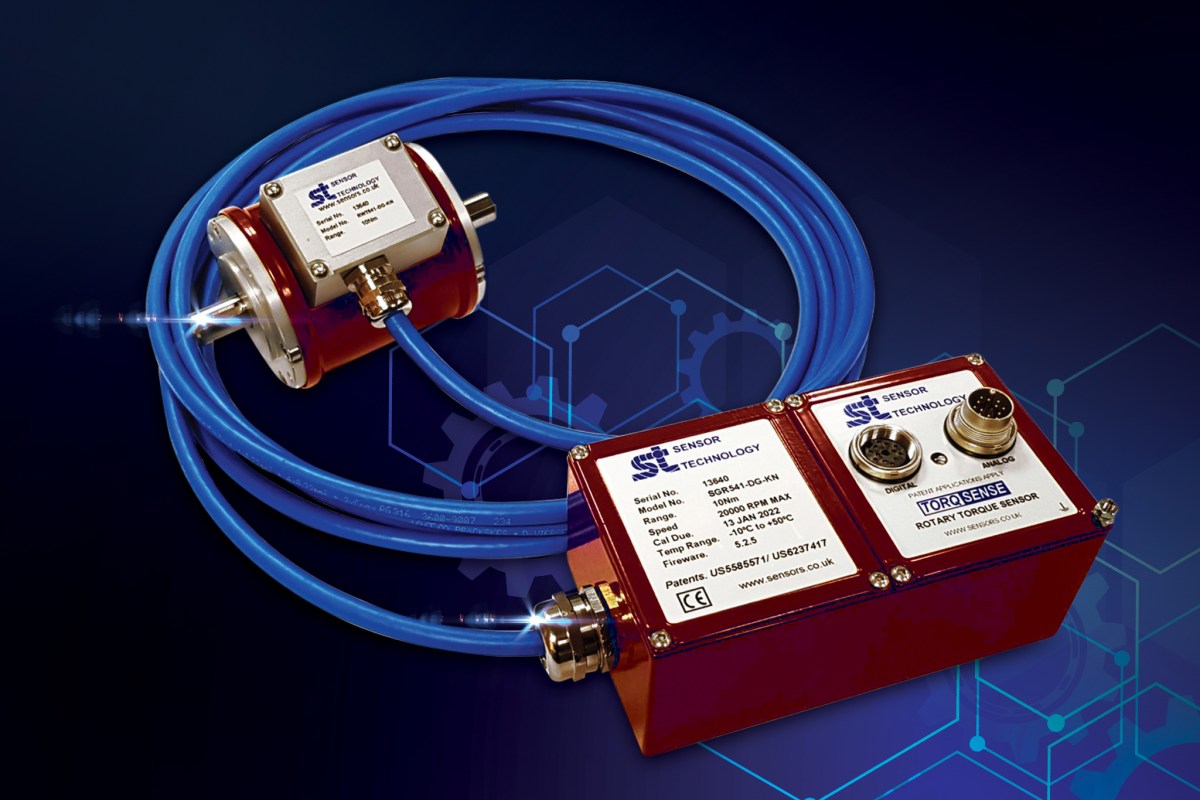 SENSOR TECHNOLOGY, UK MAKE, Model SGR540 series Torque Transducer