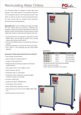 Recirculating water chiller from PCI 