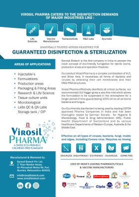 VIROSIL PHARMA AREA OF APPLICATION