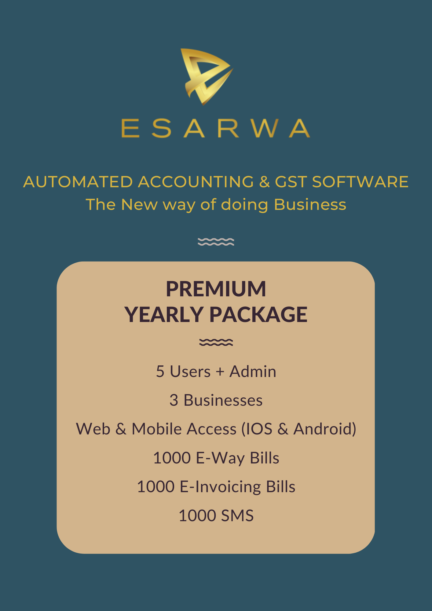 Esarwa accounting billing and gst software 