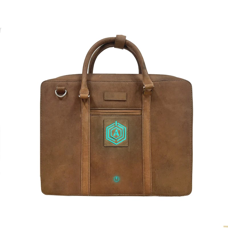 Arista Vault| Smart Executive Business Leather Bags| Separation Alarm| 
