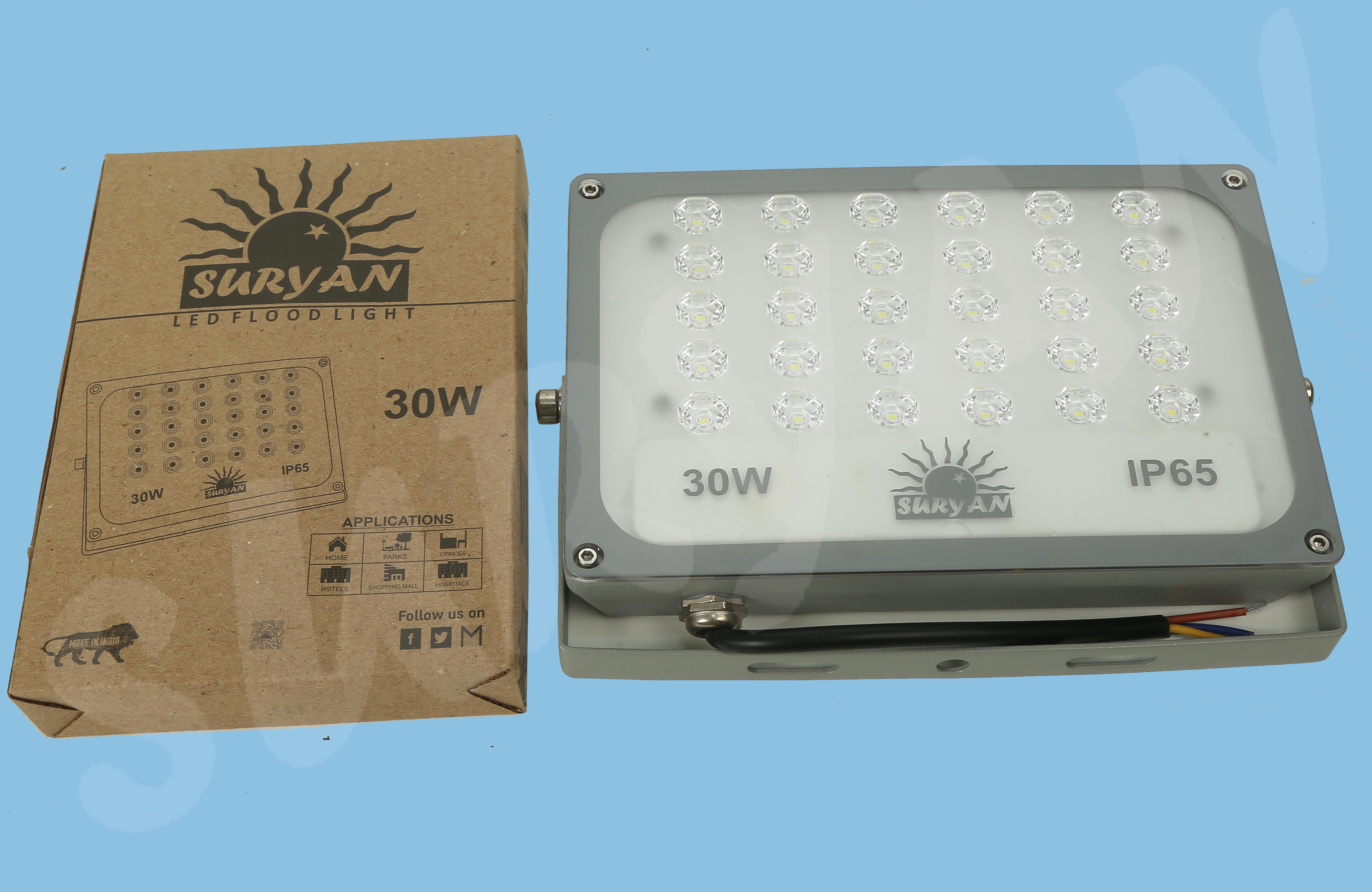100W - LED Flood Light - Lens Type