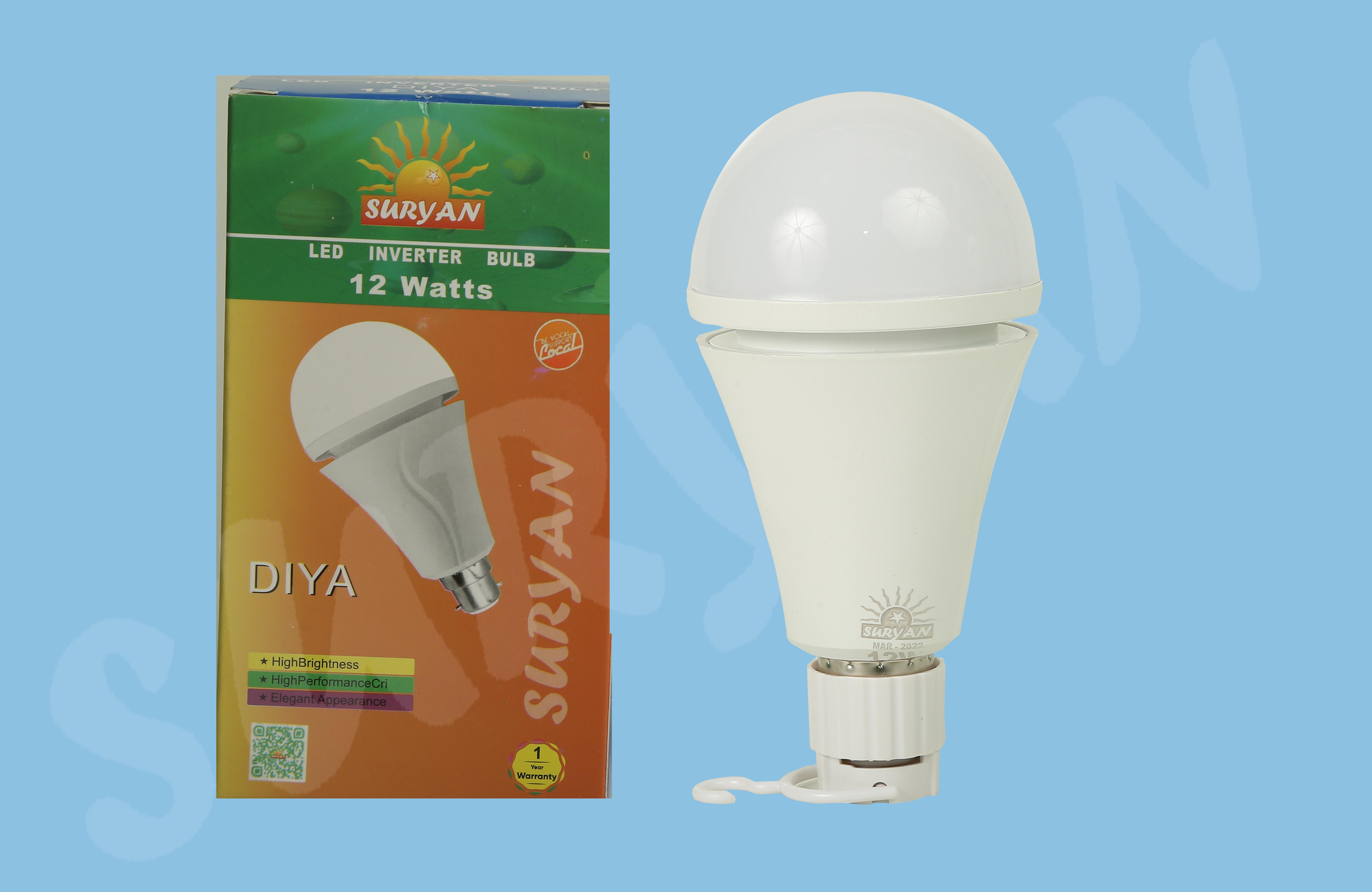12W - Inverter - LED Bulb