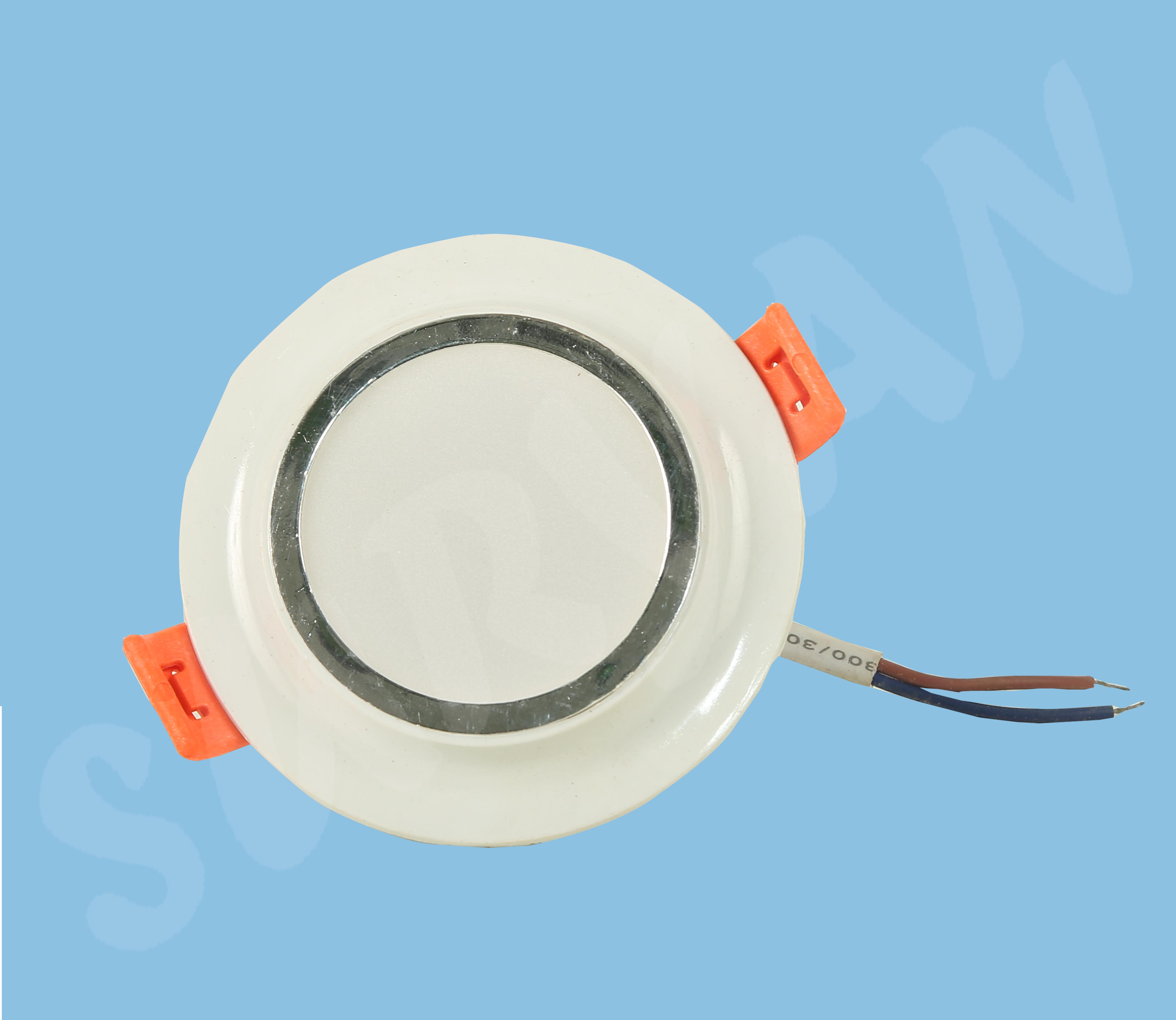3W - LED Spot Light - WH, WW, BL,GR, RD (PVC) (Non Warranty)