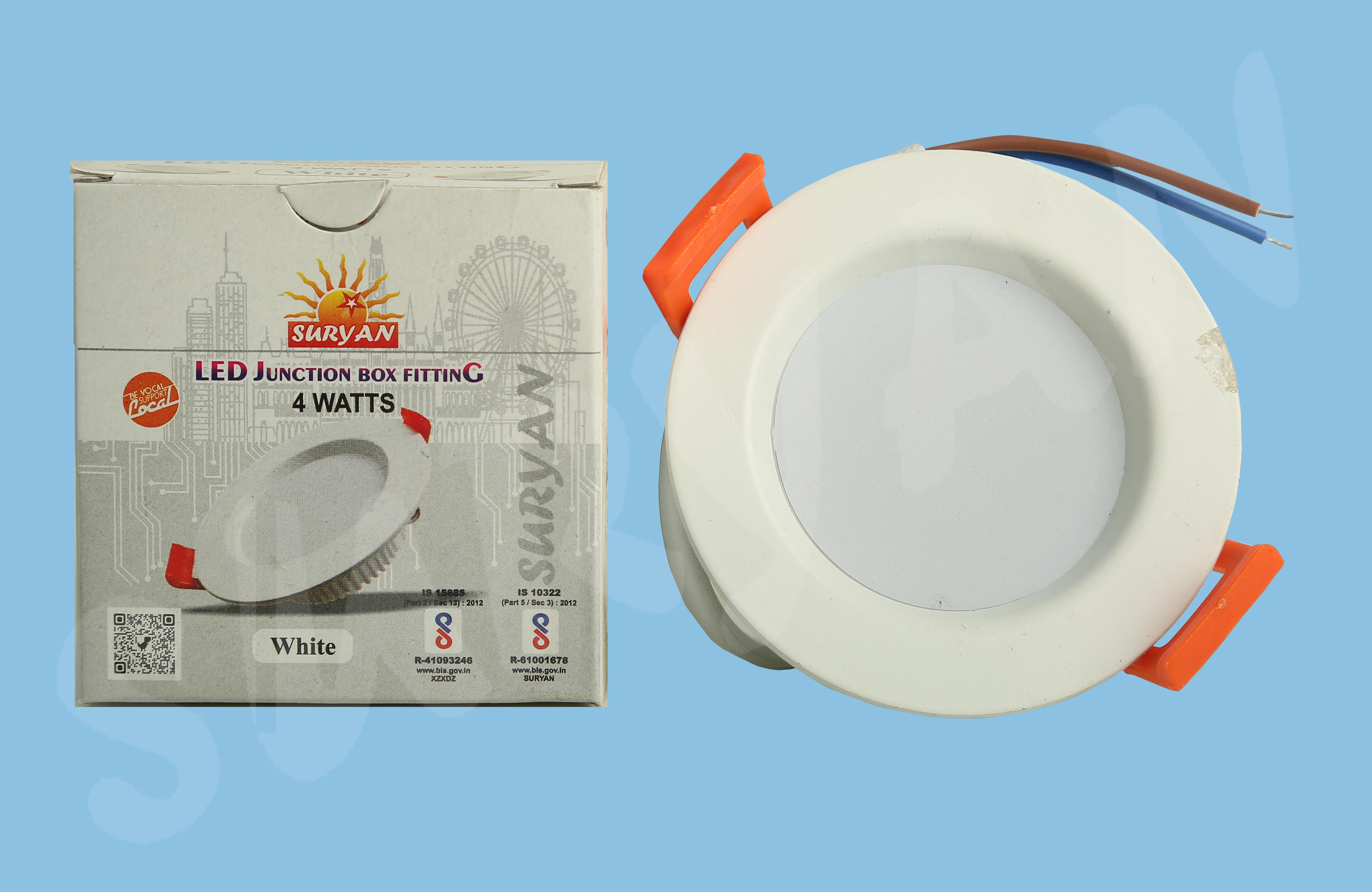 3W/4W - LED Spot Light - WHITE (AL)