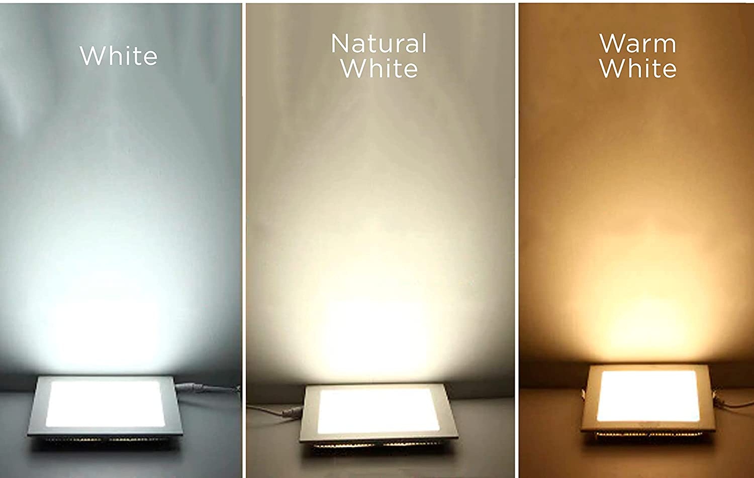22W LED - Panel Light - Square / Round - 3 IN 1