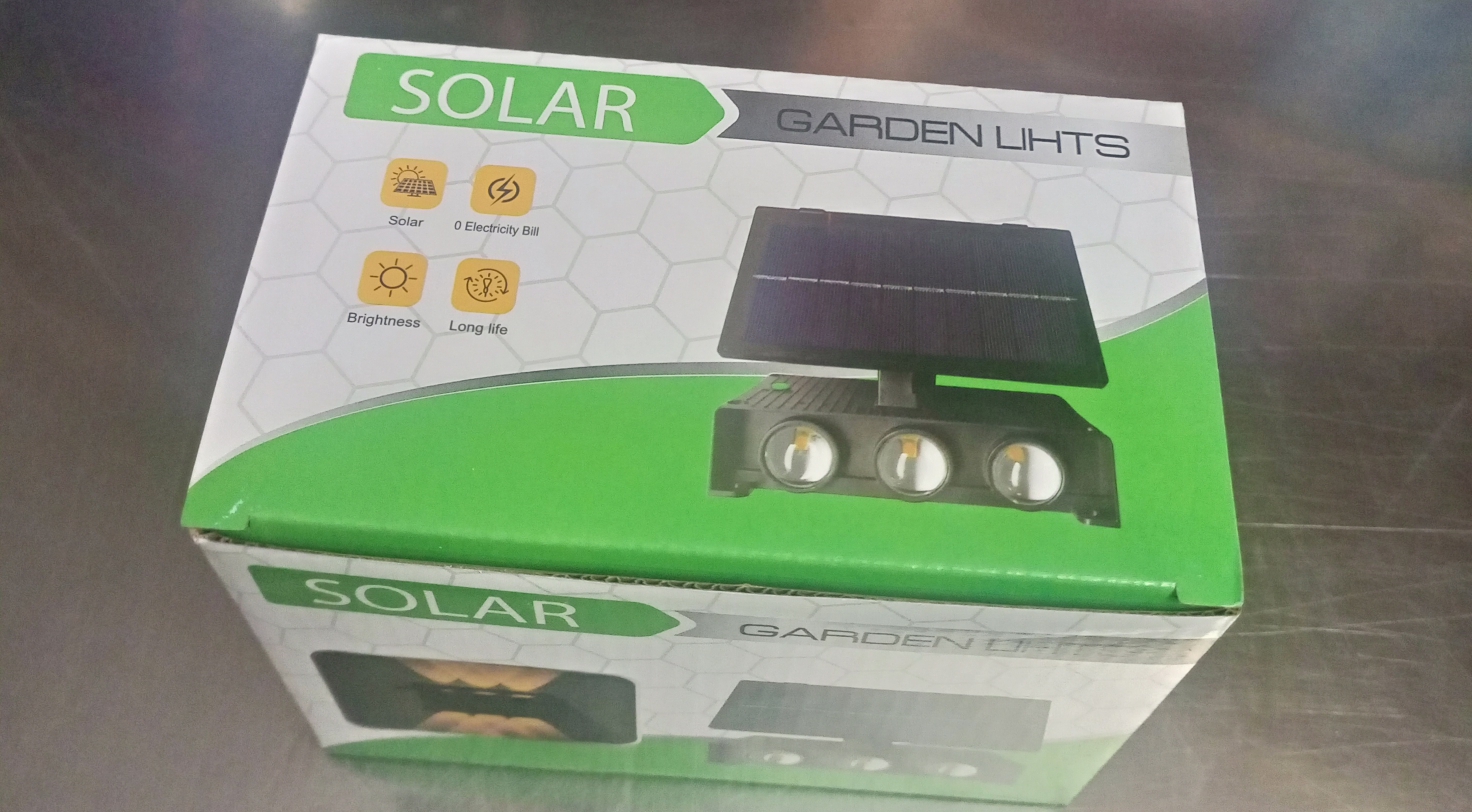 9/12W LED Solar Wall Light-RGB