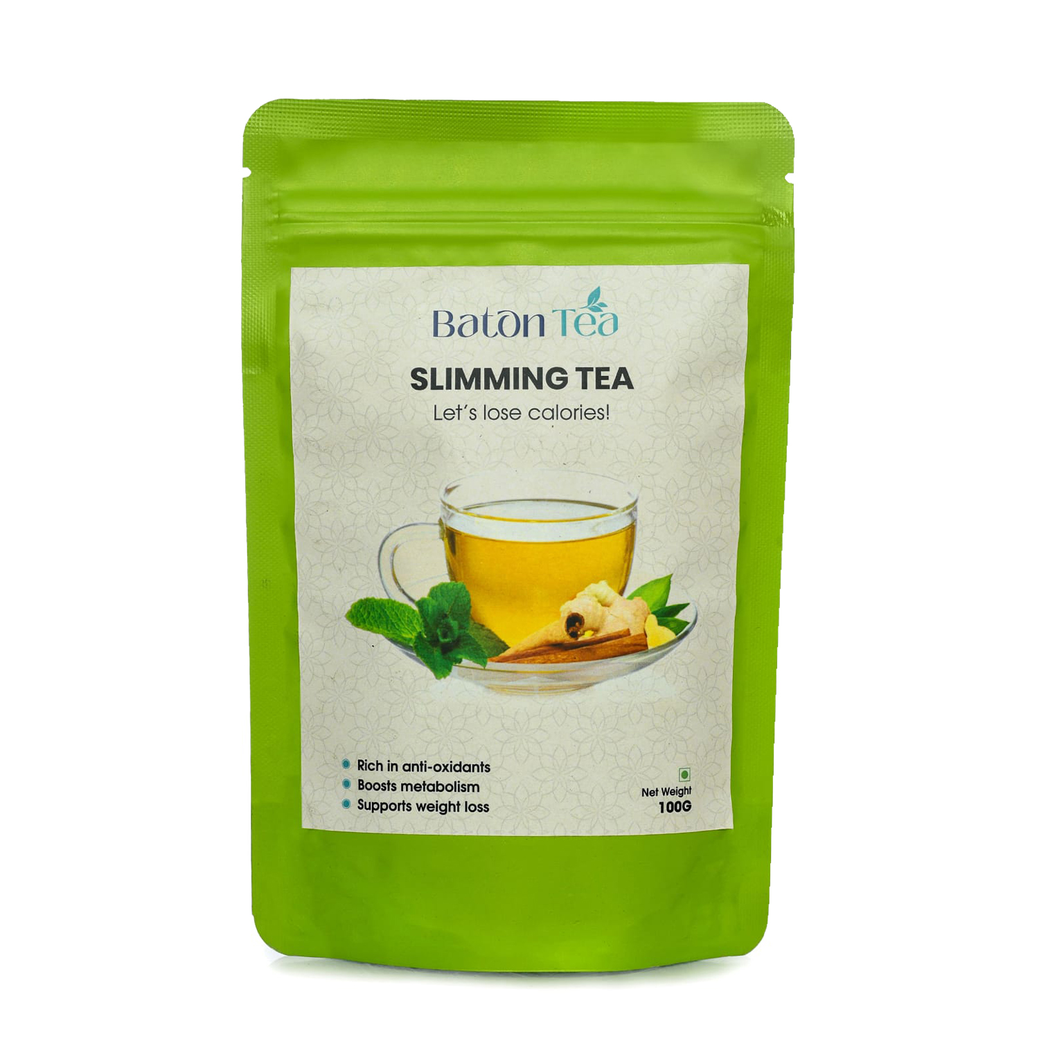Baton Slimming Tea: The Perfect Blend of Health and Taste/ Weight Loss Tea/ Energy Booster/ 100% Natural/Premium Leaf Tea