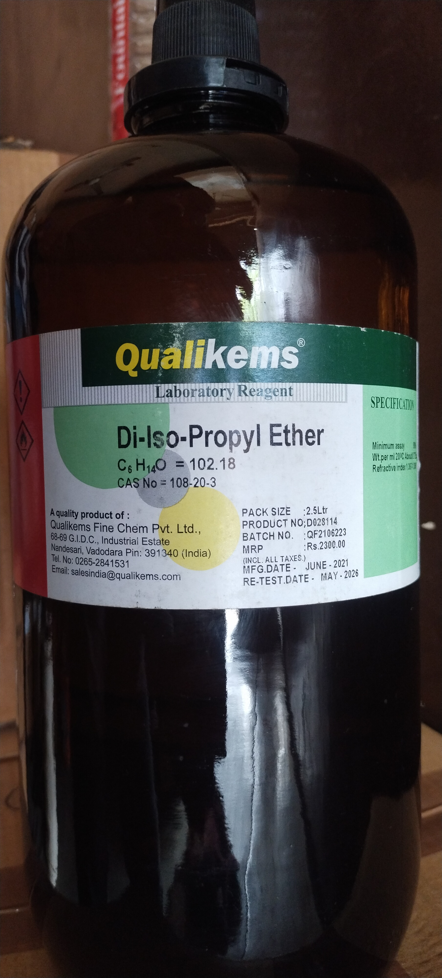 Di-Iso-propyl ether LR