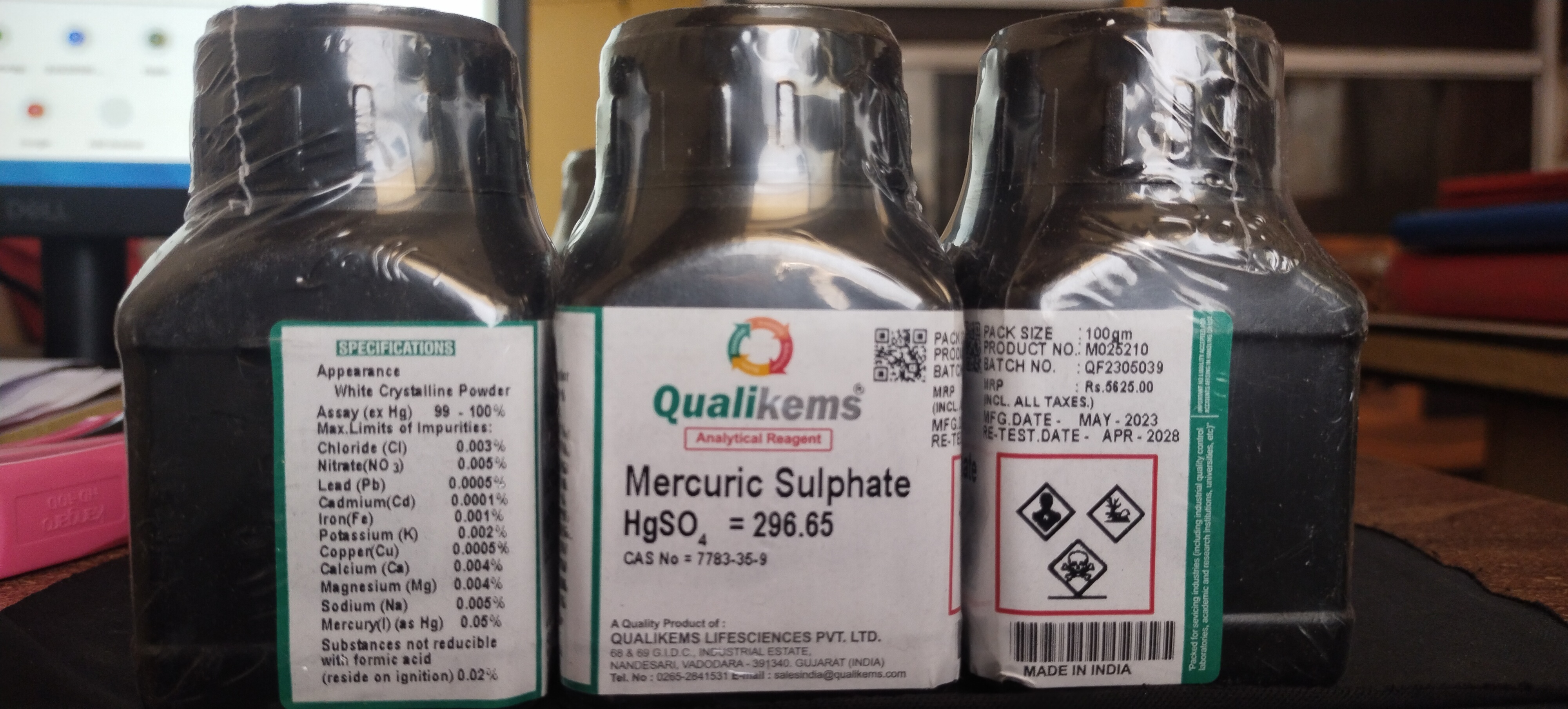 Mercuric Sulphate AR 