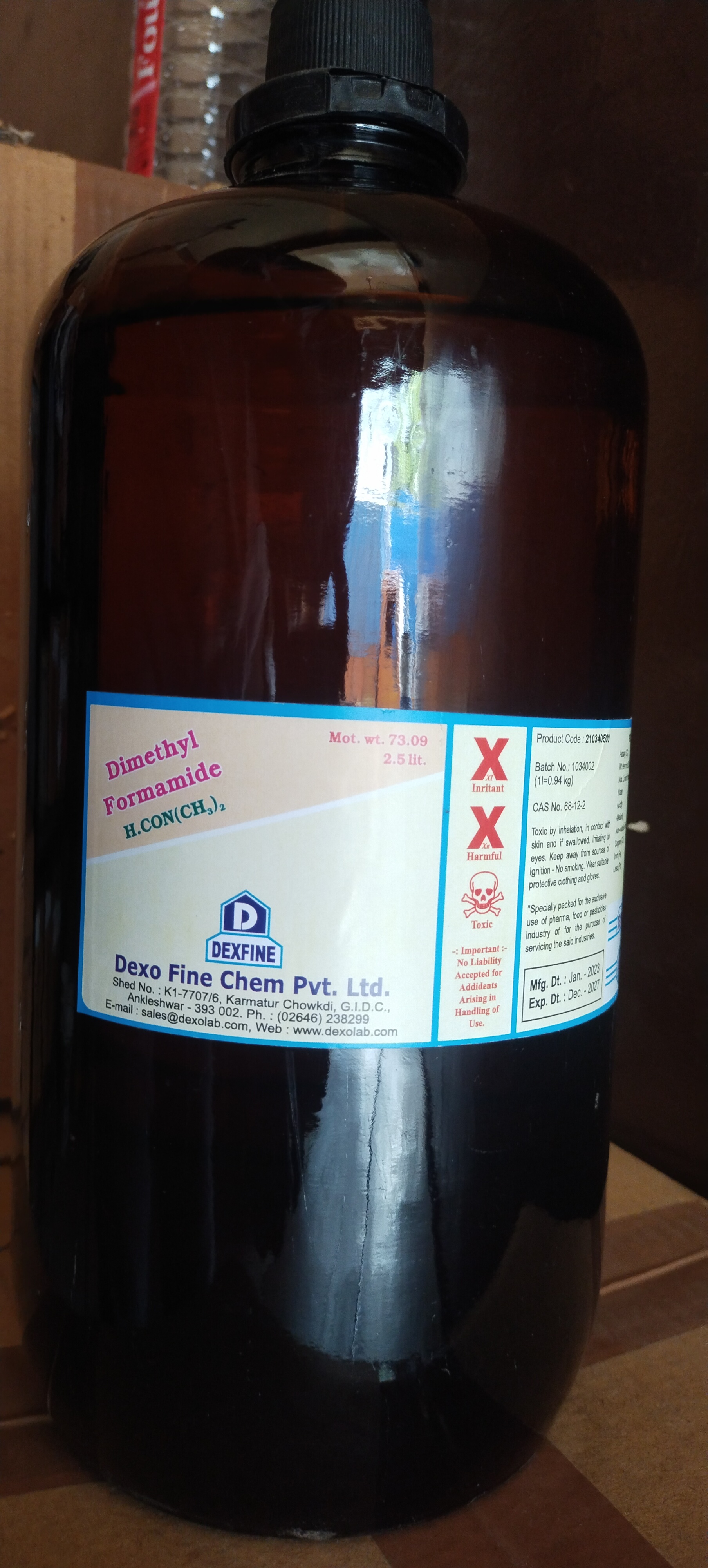 N,N-Dimethyl Formamide AR