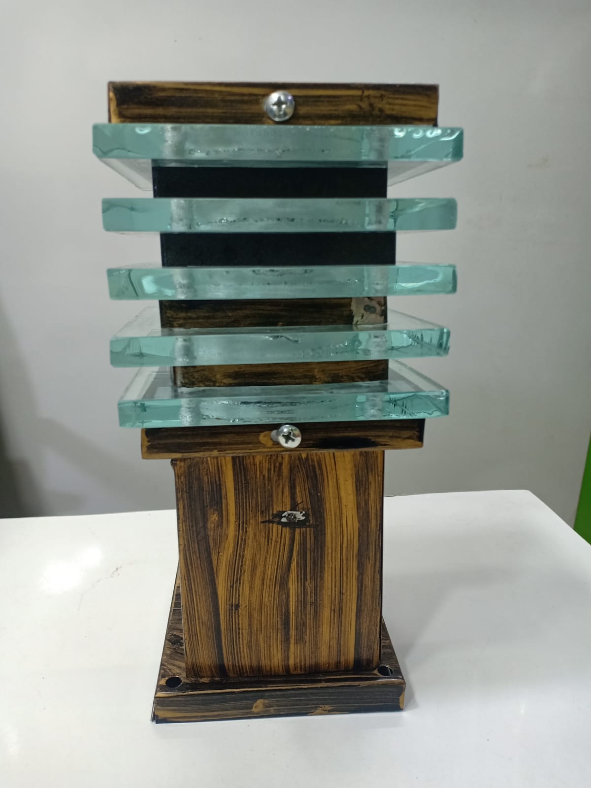 ICE - Cube - Glass Model No.1 - WOODEN