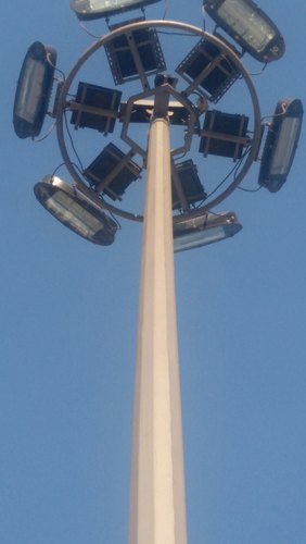 9 Mtrs Mini Mast - Round Arm