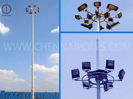 10 Mtrs Mini Mast - Round Arm