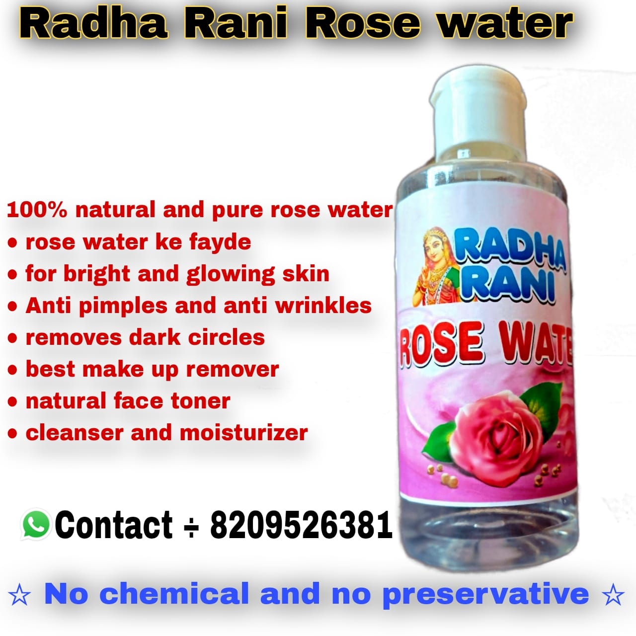Rose water