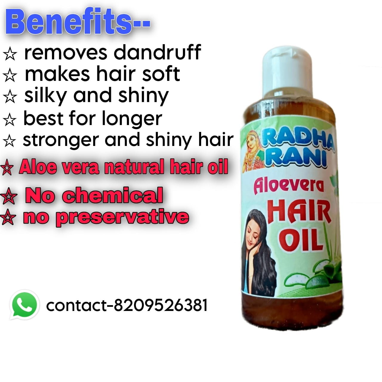 Aloe Vera hair oil 