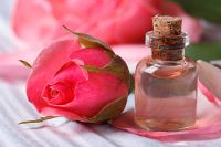 ROSE FLORAL WATER - NATURAL ROSE PETALS MIXED WITH PURIFIED WATER FOR ALL RELIGIOUS EVENTS, YOGA, MEDITATION AND DAILY POOJA 