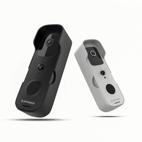 PHLIPTON Smart Battery Operated Wireless Video Doorbell with Chime & Mobile App Support