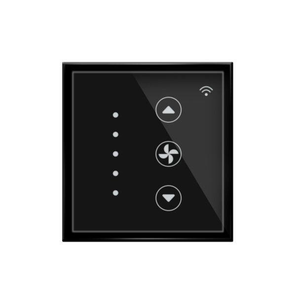 PHLIPTON WiFi Modular Smart Fan Regulator Touch Switch 10A (Black)