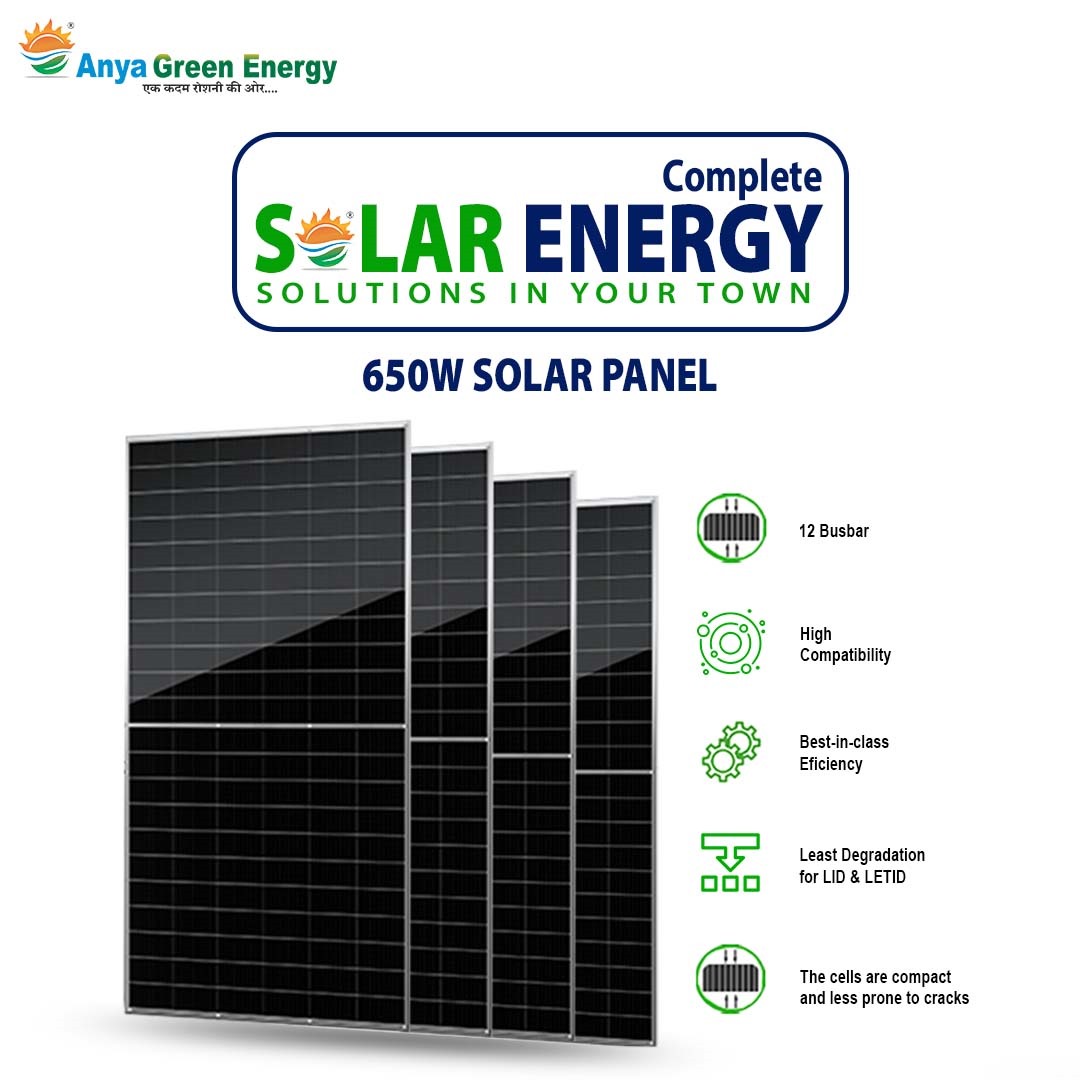 650W MONO PERC HALFCUT SOLAR PANEL (pack of 2)