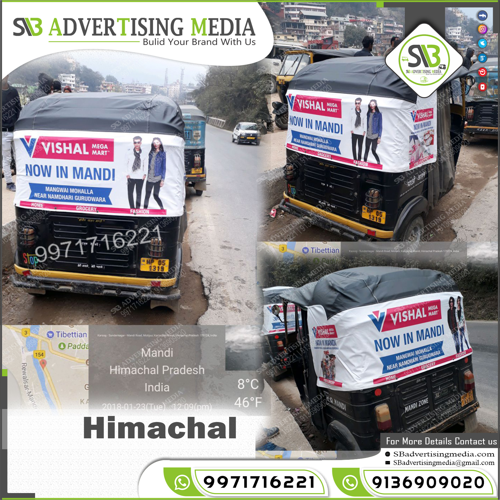 Auto Advertising service in Mandi Himachal Pradesh 