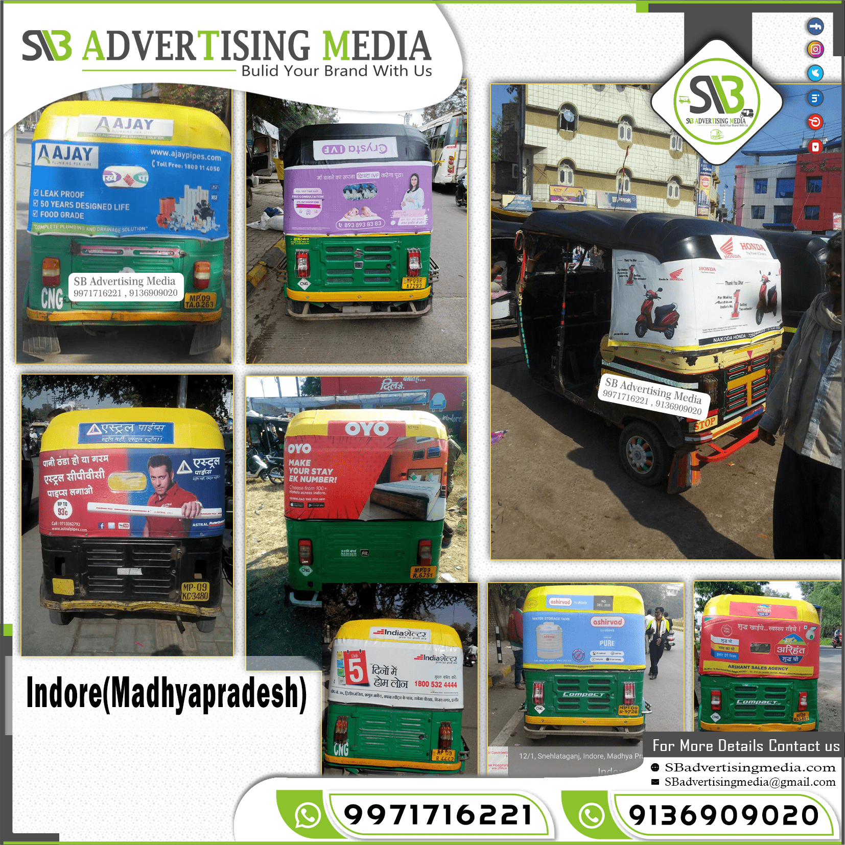 Auto Advertising service in Indore Madhya Pradesh